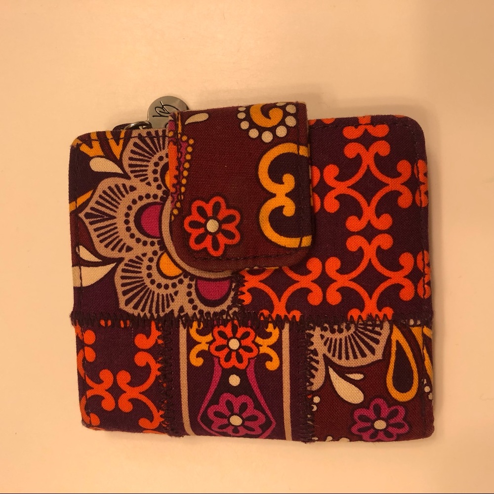 Vera Bradley Patchwork Wallet Safari Sunset